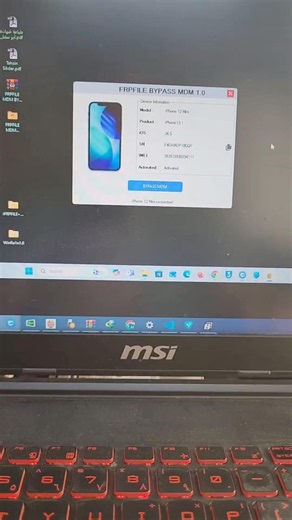 iPhone ios 26.5bypass FRPFILE MDM Bypass Tool support all iPhone, iPad, all iOS versionsMdm Bypass