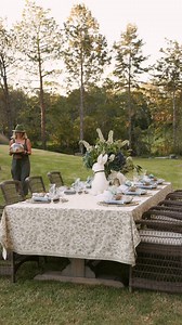 Easter is just around the corner, and we’re getting ready with touches that bring the season to life.⁠ ⁠ Start by popping our charming Easter bunnies around the house or on your dining table – they will instantly bring a touch of Easter to your home! Then, turn your attention to the table…⁠ ⁠ For Easter lunch, layer your table with soft, floral tablecloths and napery, add Easter picks for that playful seasonal touch, and don’t forget fresh florals to make everything bloom. A plate of hot cross b