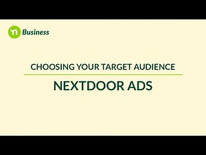 Nextdoor Ads Tutorial: Choosing your target audience