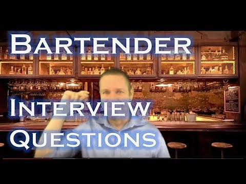 Become a Bartender: 5 Most Asked Interview Questions