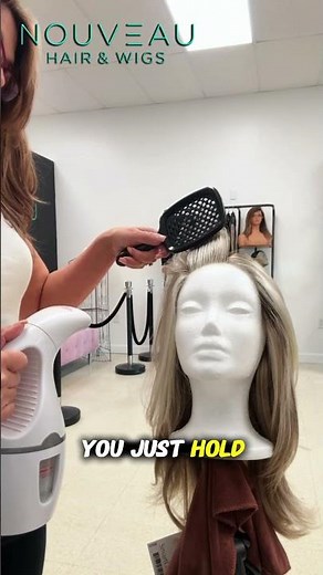 How to Steam a Synthetic Wig | Redirecting Fibers for Better Shape & Styling | Nouveau Hair & Wigs