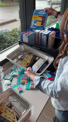 🎂 A birthday in a box, and anyone can make one! Everyone deserves a chance to celebrate, and these birthday cake kits help make that possible for local families. Here’s the fun hack: you can swap all the eggs, oil, and water in boxed cake mix for one can of Sprite. It’s budget-friendly, easy, and tastes amazing. Our team assembled birthday boxes and donated them while celebrating the launch of SELCO Steps Up in 2024. 🍰 Save this idea or tag a friend who’d love this volunteer project! #Voluntee