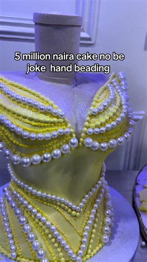 5 Million Naira Cake: A Stunning Hand-Beaded Creation