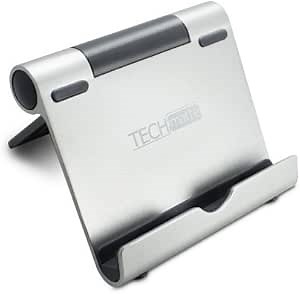 TechMatte iPad Stand Multi-Angle Aluminum Holder for Tablets, E-Readers and Smartphones, Nintendo Switch - Mini Stand