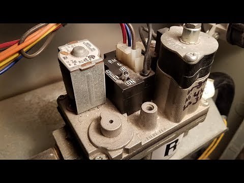 Fixing a Furnace Gas Valve