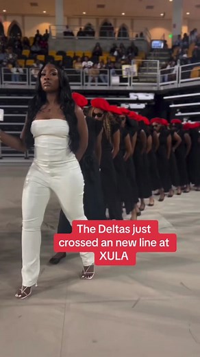 The sorors of Delta Sigma Theta just crossed a new line at Xavier University of Louisiana. Show some love to @gammaalpha1913! 📷: @xula1925 #XULA #HBCU #dst1913 #DeltaSigmaTheta