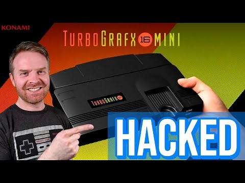 Turbografx 16 / PC Engine Mini HACKED