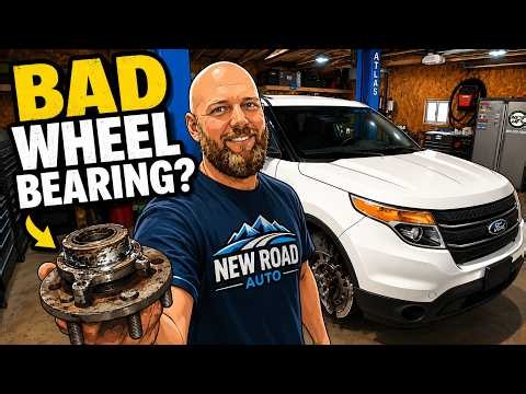 2011-2019 Ford Explorer Front Wheel Bearing Replacement | Growling Noise Fix