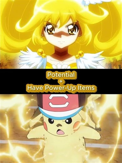 Yayoi Kise / Cure Peace (Smile Precure) VS Pikachu (Pokemon)