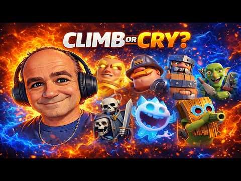 Clash Royale Ladder Push… Climb or Cry? (Rank Grind Live)