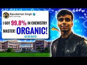 How to MASTER Organic Chemistry for JEE in 1 Month 🧐🔥 Organic Chemistry Strategy for JEE Mains 2025