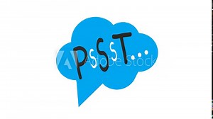 Psst. Sound to obtain the attention of another person.