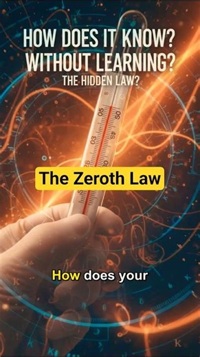 The Zeroth Law of Thermodynamics #zerothlaw #physics #science #learning
