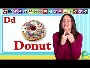 Alphabet Phonics Song for Children | Letter D | Sign Language for Babies ASL by Patty Shukla