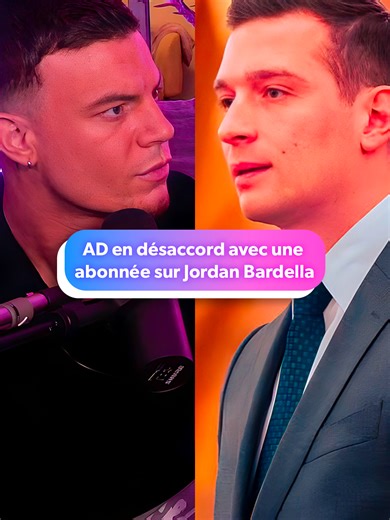 AD en désaccord avec une abonnée sur Jordan Bardella 😳 #samzirah #live #twitch #adlaurent #jordanbardella