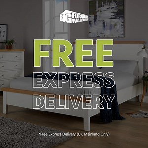 Dreaming of new furniture? 💭 Upgrade your home without the wait! Enjoy FREE Express Delivery on all orders across the UK Mainland! Explore our massive range today. | Big Furniture Warehouse