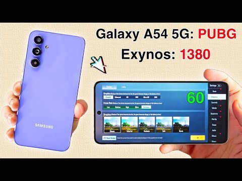Samsung Galaxy A54 5G Pubg Test | Graphics Test | Exynos 1380 |😱