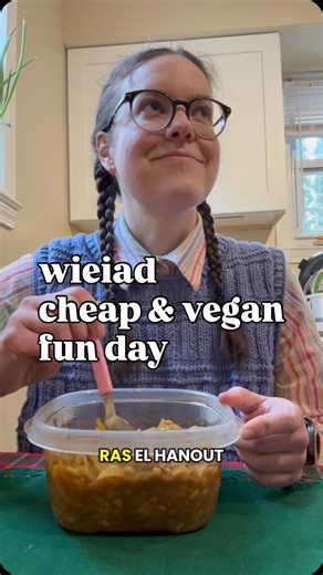 kate 🌱 📚 🧶 🐈 on Instagram: "on this day I ate very nutritiously but then also had a wonderful day of fun playing games at D&B and seeing a movie and eating popcorn. also like, I can’t recommend the Plague, it was horrific, but if you’re into that, it’s very good, you know what I mean? #wieiad #spendthedaywithme #veganfood #budget #highfiber #vlog"