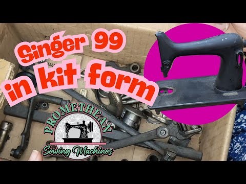 I received a Singer 99 in pieces! Let's sort it out to get her ready for restoration.