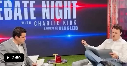 And that's why he had to choose to debate students - Video