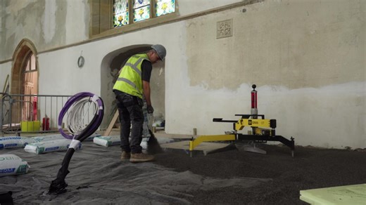 We’re excited to share with you the latest video update on our restoration project! Take a look as we reach a crucial stage in paving over the new underfloor heating system, which is vital in helping us reach our sustainability goals by conserving heat within the building. 🌍 This state-of-the-art feature will be covered with beautiful stone flooring in keeping with the original splendour of our cathedral, taking us another step closer to welcoming our community back for worship. 🙏 📹 Credit Al