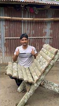 Amazing DIY Chair Made from Areca Palm Wood | Eco-Friendly Handmade Furniture #amazing