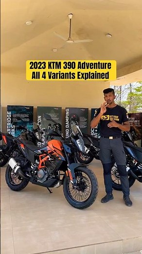 2023 KTM 390 Adventure | All 4 Variants Explained | Bikewale #shorts