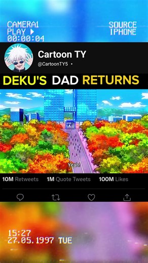 DEKU'S DAD RETURNS 😱😅 |#anime #myheroacademia #mha #shorts