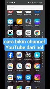 cara membuat channel YouTube dari nol #edukasikonten #monetisasiyoutube #carabuatchannelyoutube