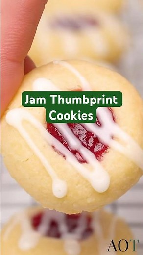 Jam Thumbprint Cookies | Classic Holiday Cookies