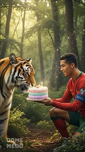 Ronaldo & Messi TAME a LEGENDARY Tiger and FLY Away! 🐯⚽ MAGIC in the Jungle!