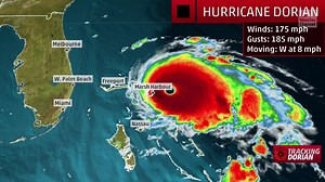 Hurricane Dorian Now With Winds of 175 MPH