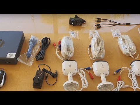 Unboxing Swann Security Camera DVR 4580 With Review, Sample Footage, Connection, Storage Upload