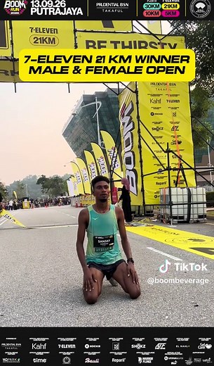 BOOM RUN 2026 21KM Winners — 7-Eleven Half Marathon Results
