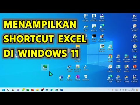 Cara Menampilkan Shortcut Microsoft Excel Pada Dekstop Win 11 Komputer