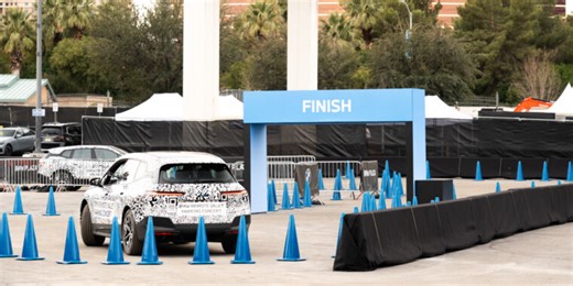 I parked a BMW from across the parking lot at CES 2024