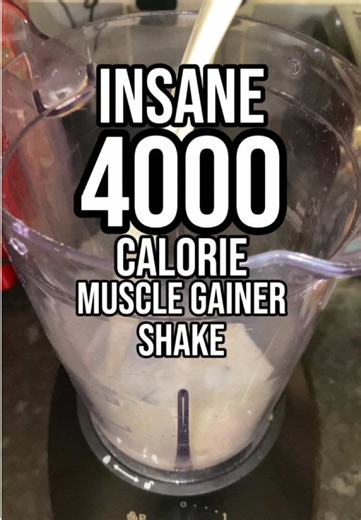 Ultimate High Calorie Mass Gainer Shake Recipe