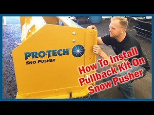 How to Install Pullback Kit - Rubber Edge Sno Pusher