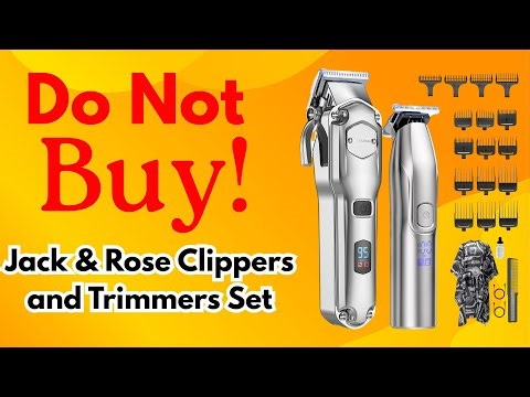 DO NOT BUY Jack & Rose Clippers and Trimmers Set Until You Watch This Brutal Review