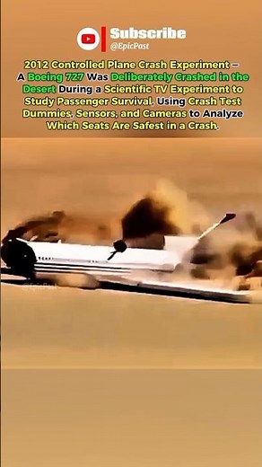 Scientists Crashed a Boeing 727 on Purpose — Here’s What They Discovered #history #facts #shorts