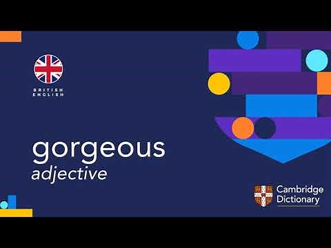 How to pronounce gorgeous | British English and American English pronunciation