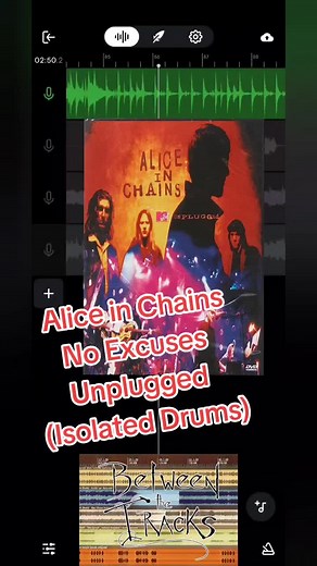 Alice in chains - No Excuses unplugged (Isolated Drums) #aliceinchains #aic #aliceinchainsfan #aicfans #aliceinchainsforever #seankinney #studiomagic #unplugged #mtvunplugged #newlook #isolateddrums #thanksforwatching