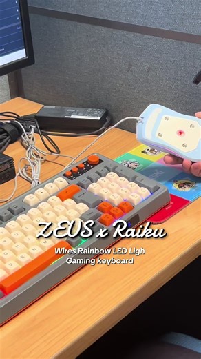 Explore the ZEUS x Raiku RGB Gaming Keyboard