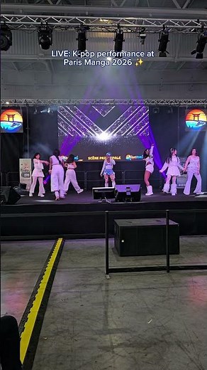 LIVE: K-pop performance at Paris Manga 2026