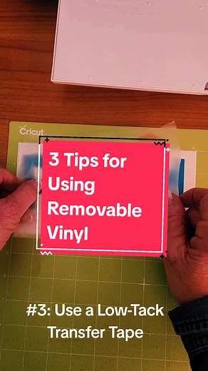3 Tips for Using Removable Vinyl #cricut #cricutvinyl #cricuttips #cricutprojects #crafttok #cricutforbeginners @Glad