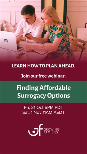 Surrogacy costs can add up fast but with the right planning, you can make informed and affordable choices. Join our free webinar, Finding Affordable Surrogacy Options, and learn how to plan ahead with confidence. | Sam Everingham