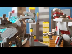 Godzilla VS Gigan (lego stopmotion