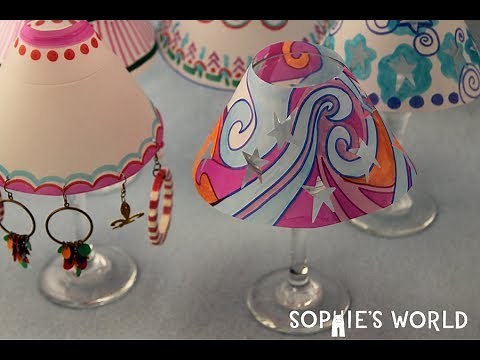 How to Make Mini Paper Lampshades | Sophie's World