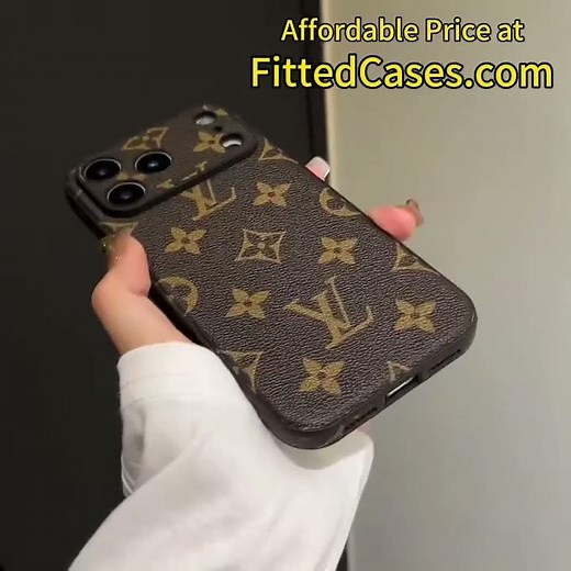 LV iPhone Case for iPhone 17 16 15 14 13 12 lv 172 at Fittedcases com #lvphonecase #luxuryphonecase