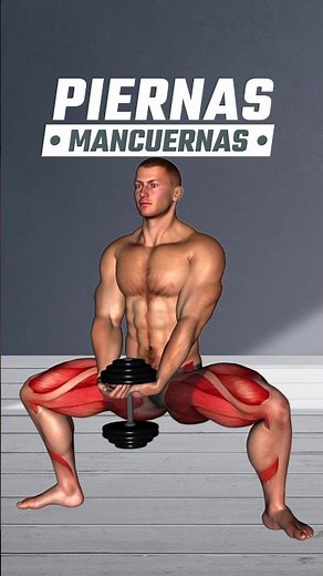 MEJOR RUTINA DE PIERNAS CON MANCUERNAS • 15 MIN